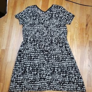 Eileen Fisher Silk Tie Waist Cover Up Dress